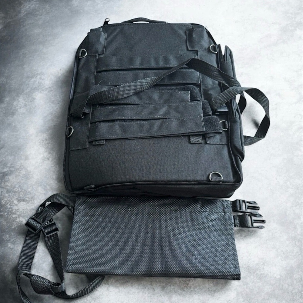 T-Bags TB-700C Large motorcycle sissy bar bag/backpack and fork bag NWT